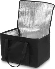 Bla—Åk Insulated Shopping Bags 15' x 10' x 10' Insulated Grocery Bag Pack of 2 Insulated Food Delivery Bag 15x10x10 Heavy Duty Insulated Bag for Groce