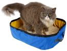 Pet Life 'Litter Go' Travel Folding Waterproof Kitty Cat Litterbox and Bath