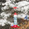 1pc Hummingbird feeder for outdoor decor; hanging bird feeder