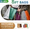 Purple Shopping Bags Bulk Pack of 50 Large Paper Bags 16 x 6 x 12 Kraft Bags with Handles 16x6x12 Paper Kraft Bag 150 GSM Wine Bag