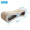 Cat-eyed Cat Scratcher and Lounge, Protect Furniture, Functional, Original Wood Color